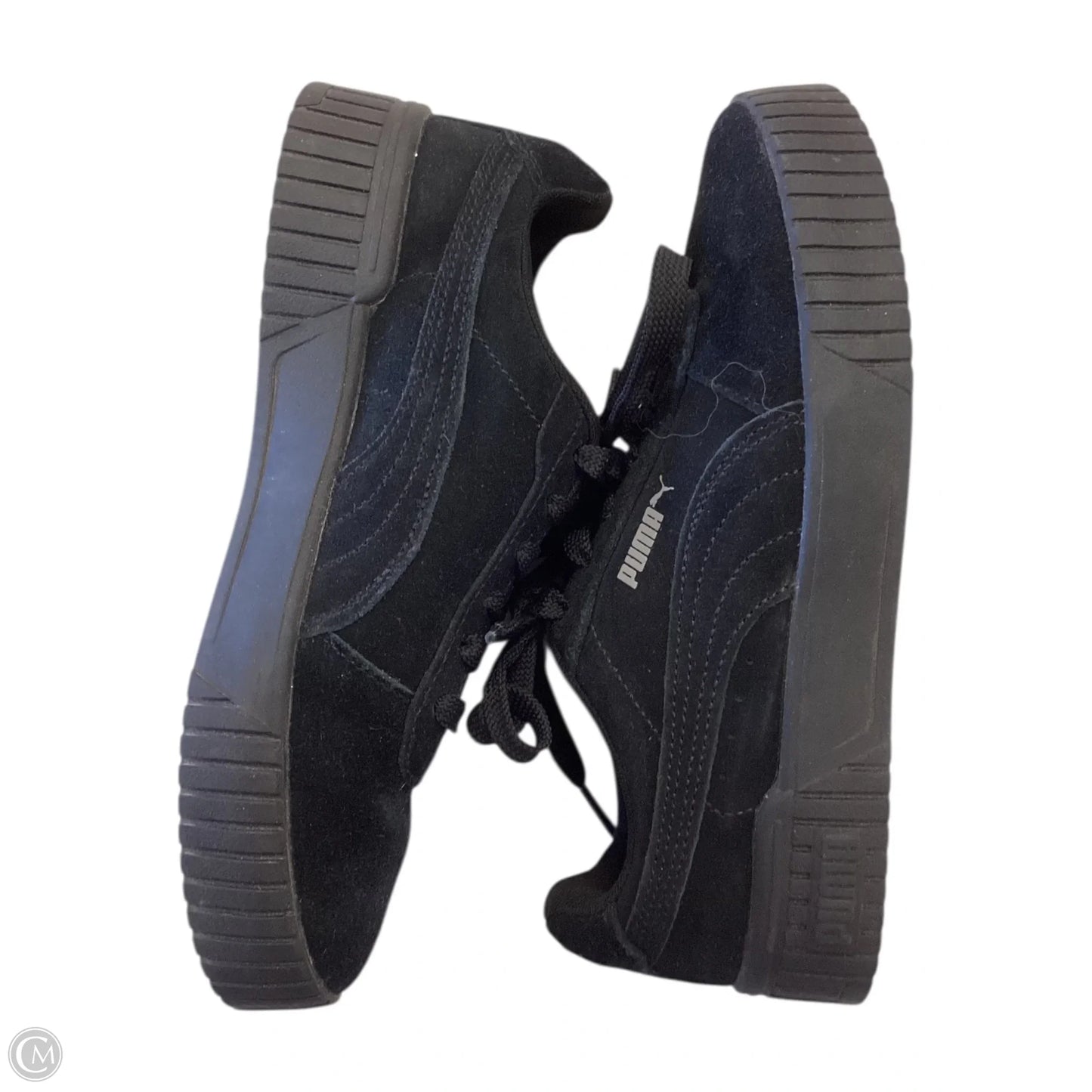 Shoes Sneakers By Puma In Black, Size: 7