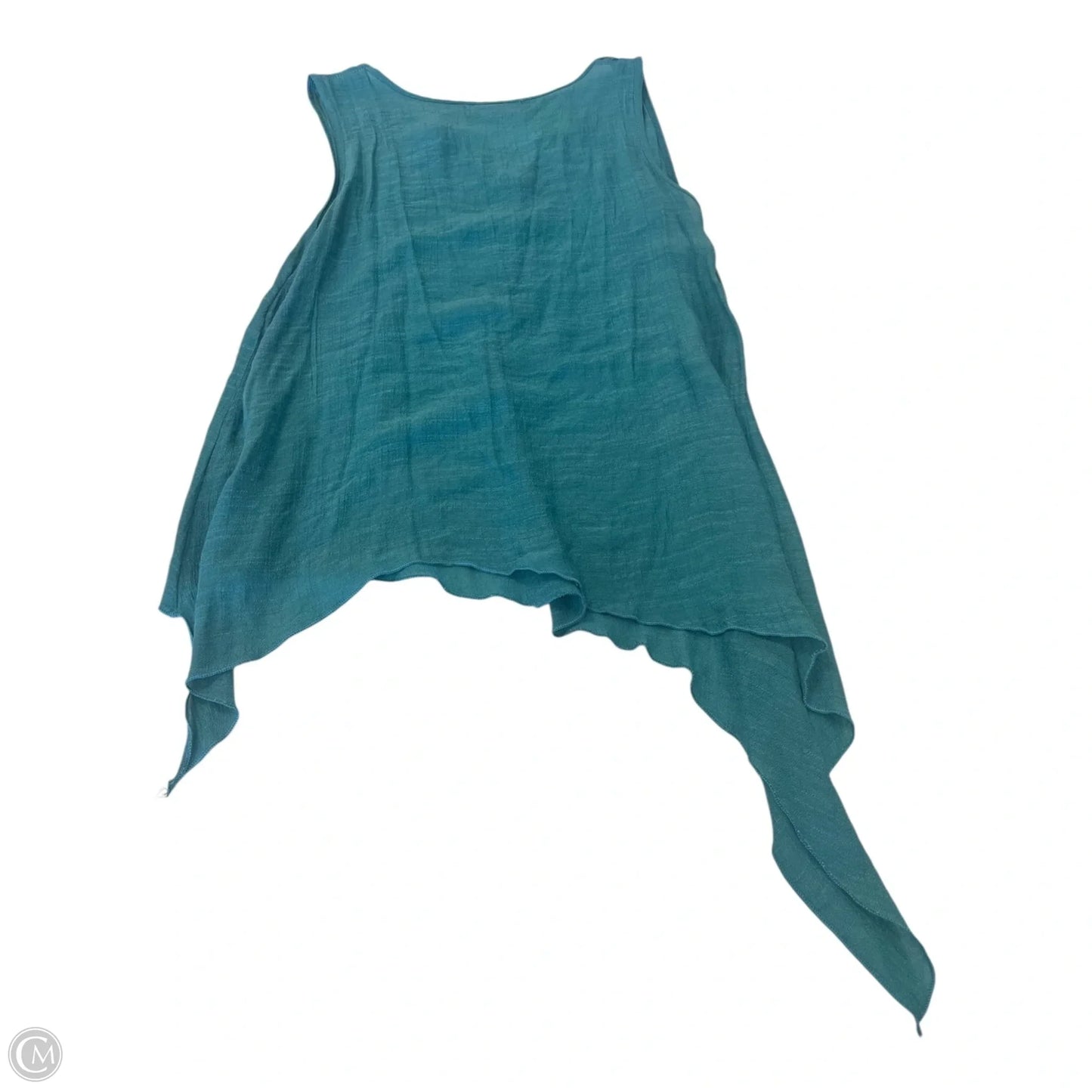 Top Sleeveless By Pretty Angel In Teal, Size: S