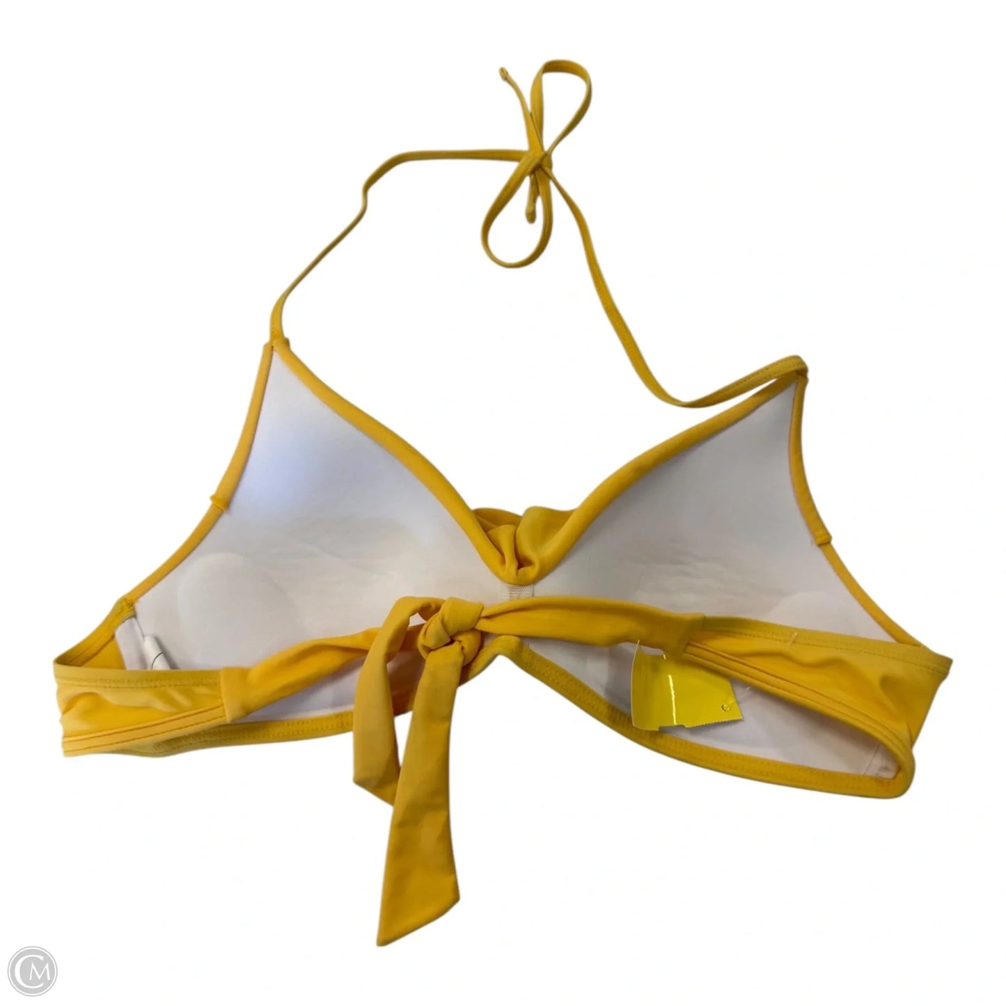Swimsuit Top By Clothes Mentor In Yellow, Size: M