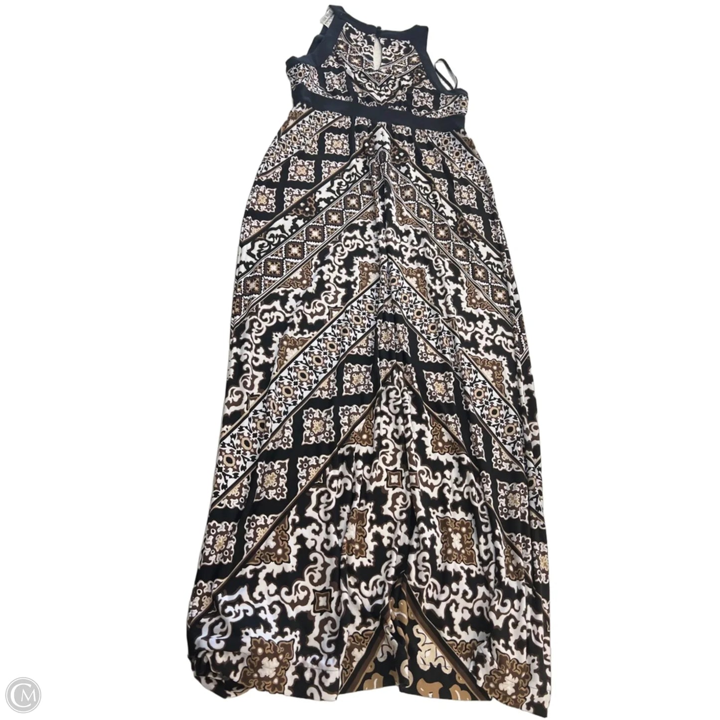 Dress Casual Maxi By White House Black Market In Black & Brown, Size: M