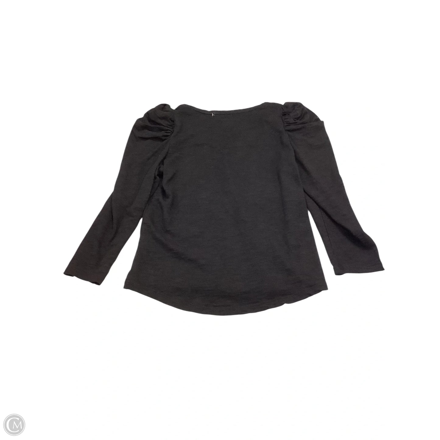 Top 3/4 Sleeve By Chicos In Black, Size: Xs