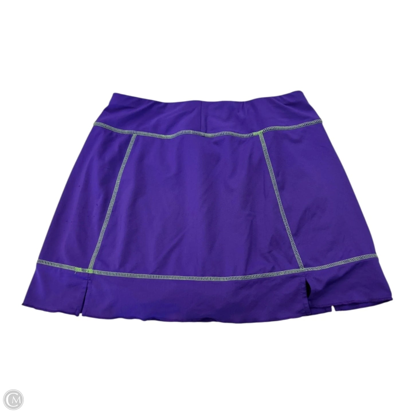 Athletic Skort By Clothes Mentor In Green & Purple, Size: Sp