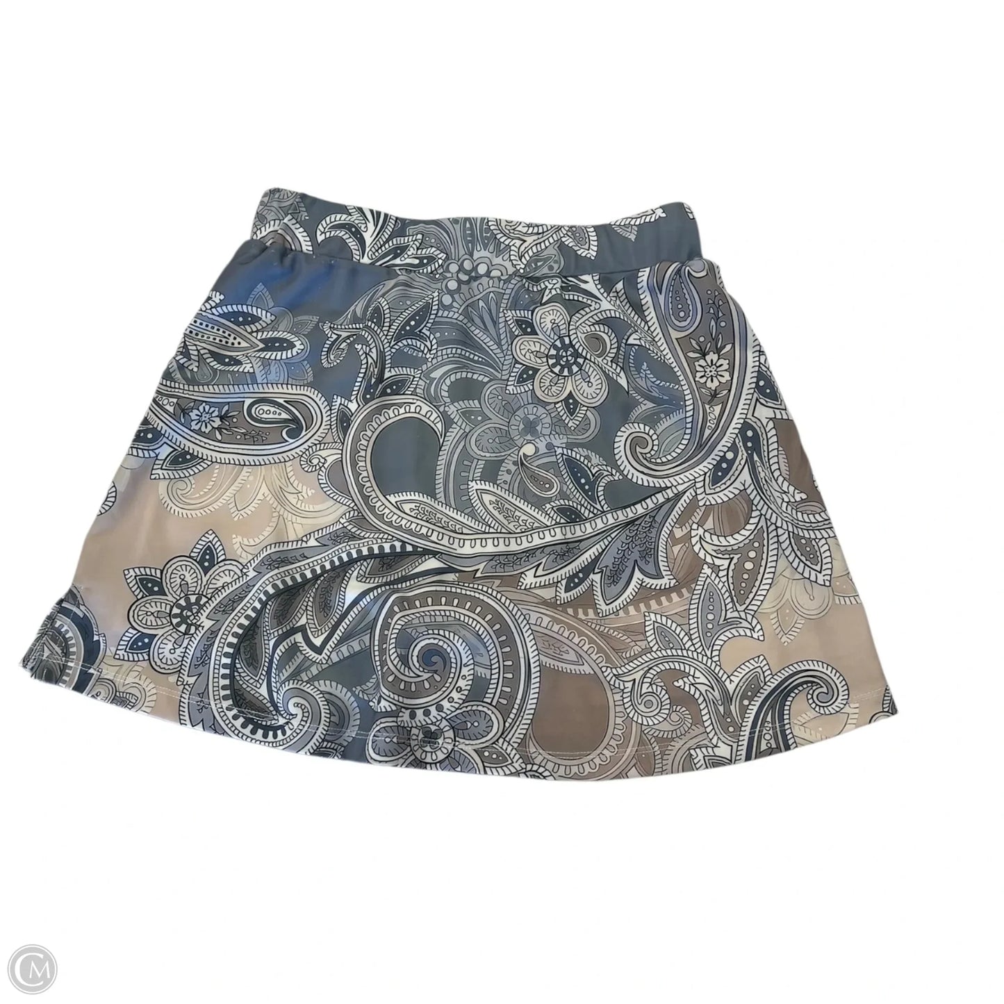 Athletic Skort By Clothes Mentor In Paisley Print, Size: M