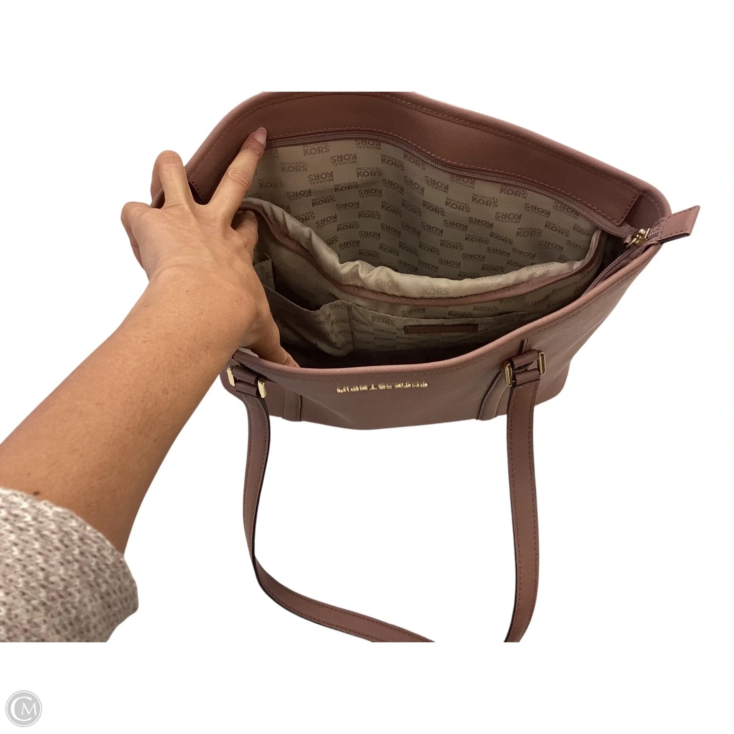 Handbag Designer By Michael Kors, Size: Medium