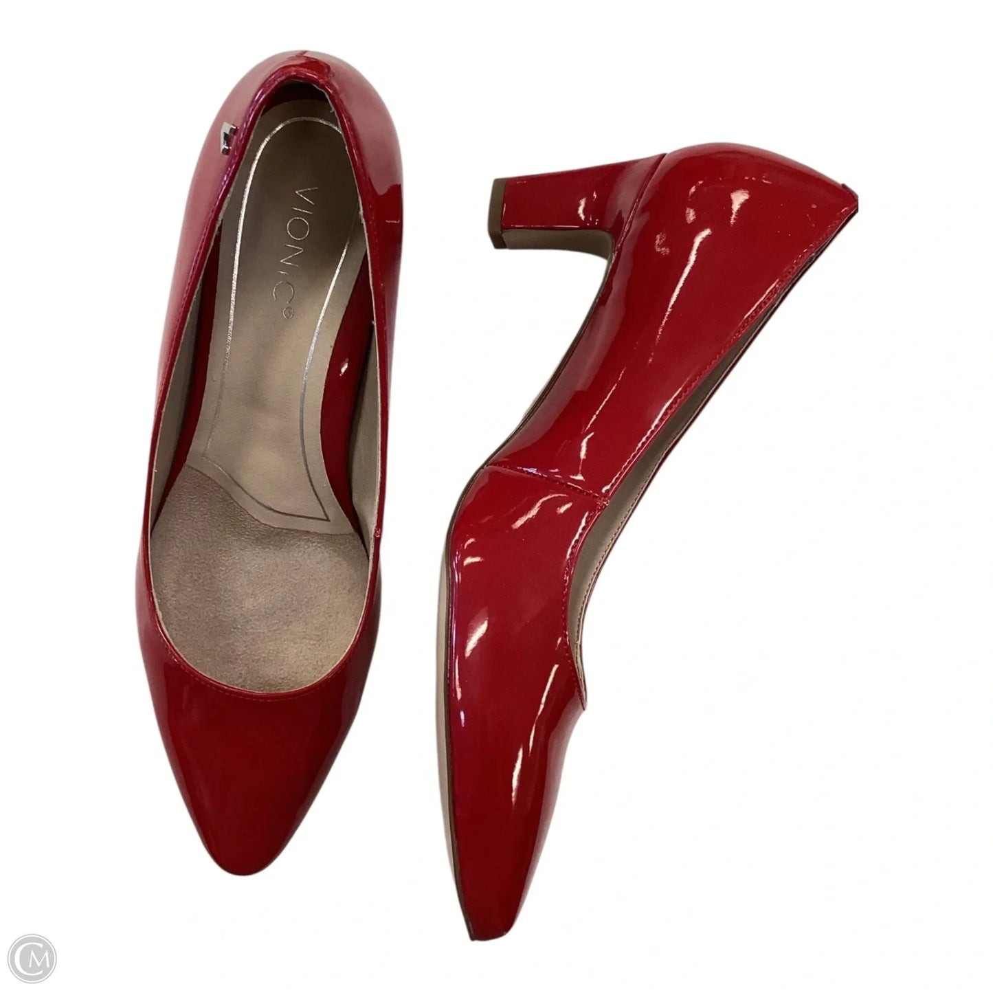 Shoes Heels Block By Vionic In Red, Size: 7.5