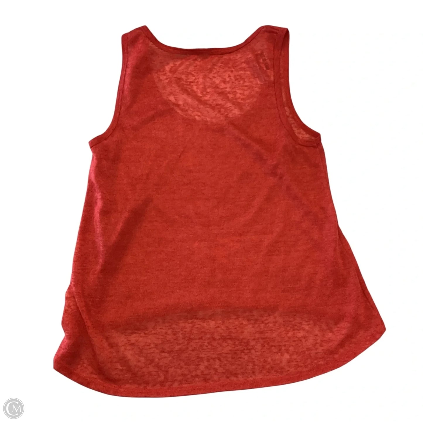 Top Sleeveless By Clothes Mentor In Orange, Size: M