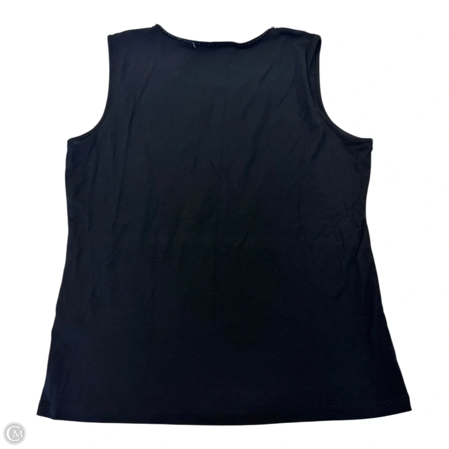 Top Sleeveless By Josephine Chaus In Black, Size: M