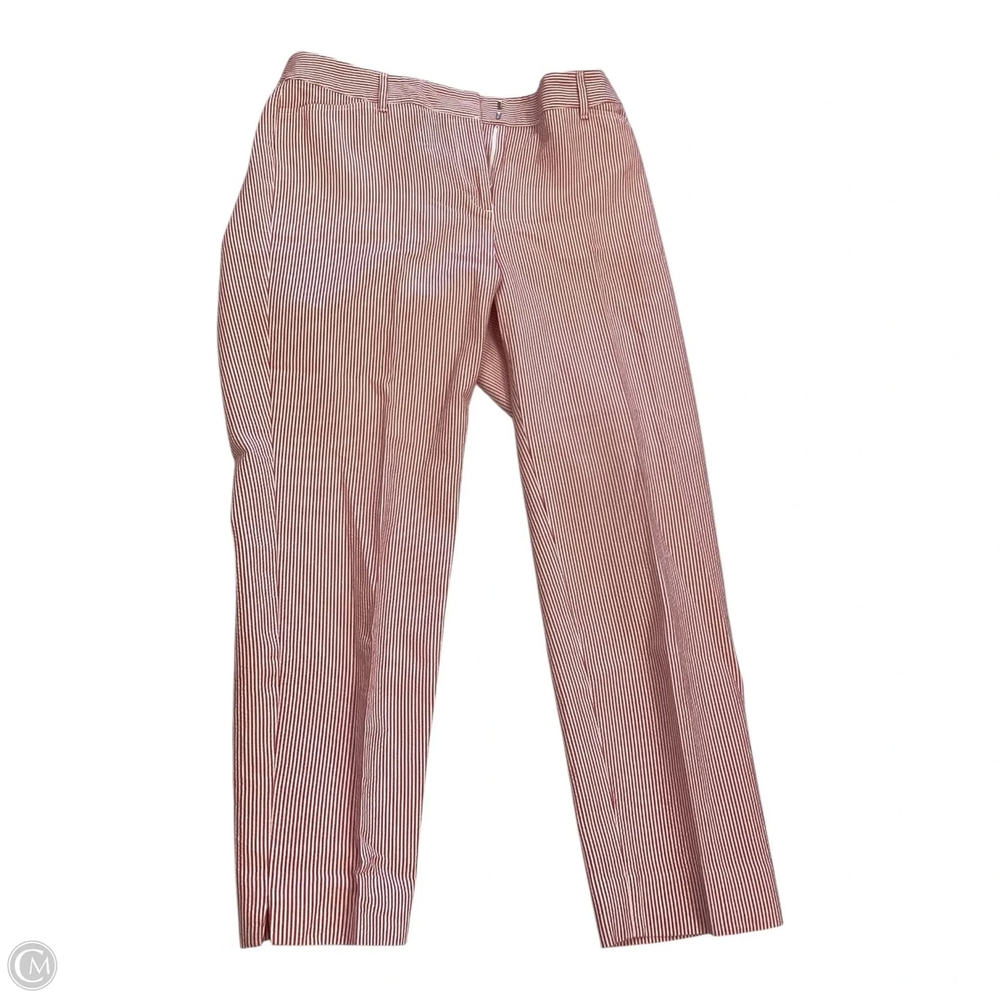 Capris By Talbots In Red & White, Size: 4