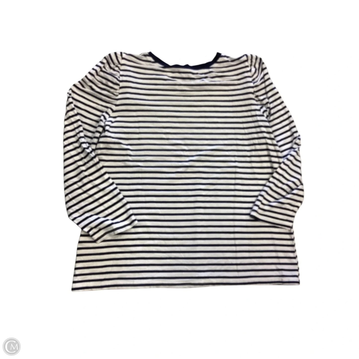 Top Long Sleeve By Clothes Mentor In Striped Pattern, Size: L
