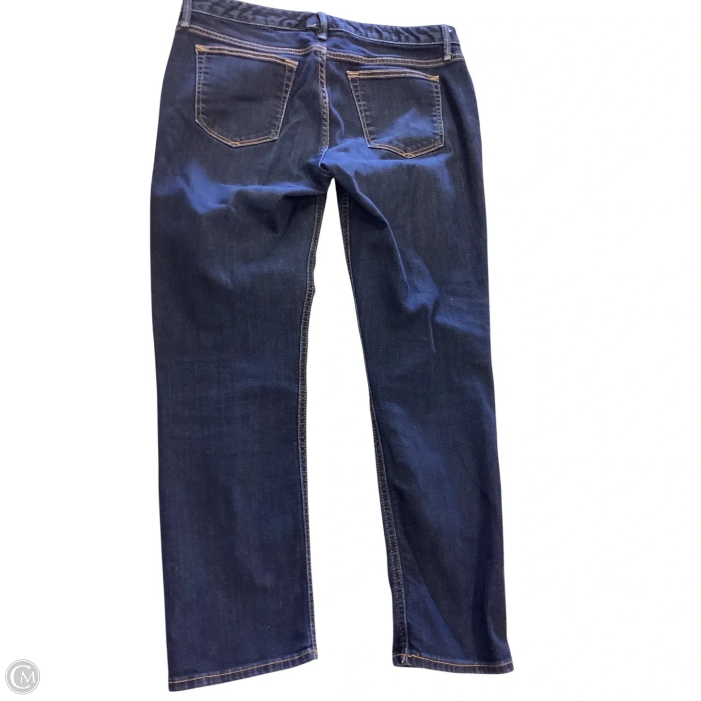 Jeans Straight By Gap In Blue Denim, Size: 12