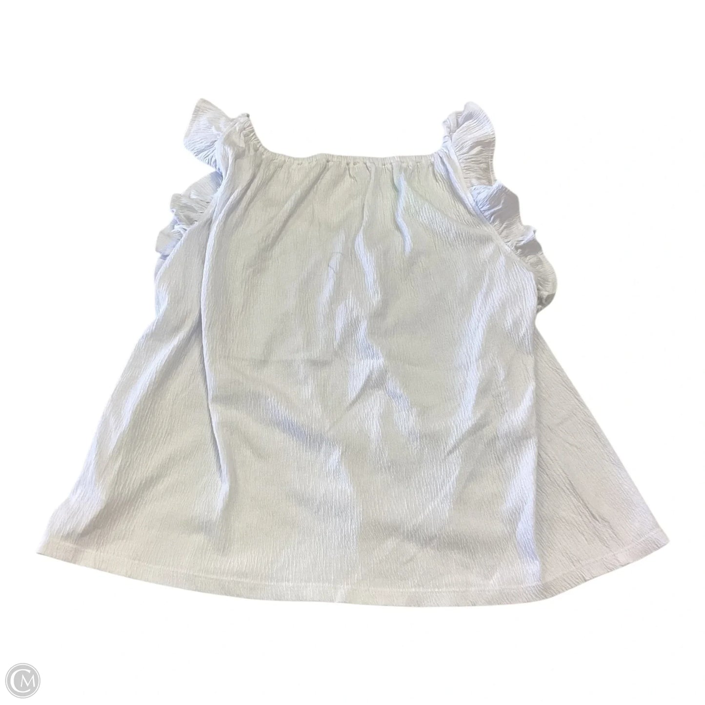 Top Sleeveless By Michael By Michael Kors In White, Size: L