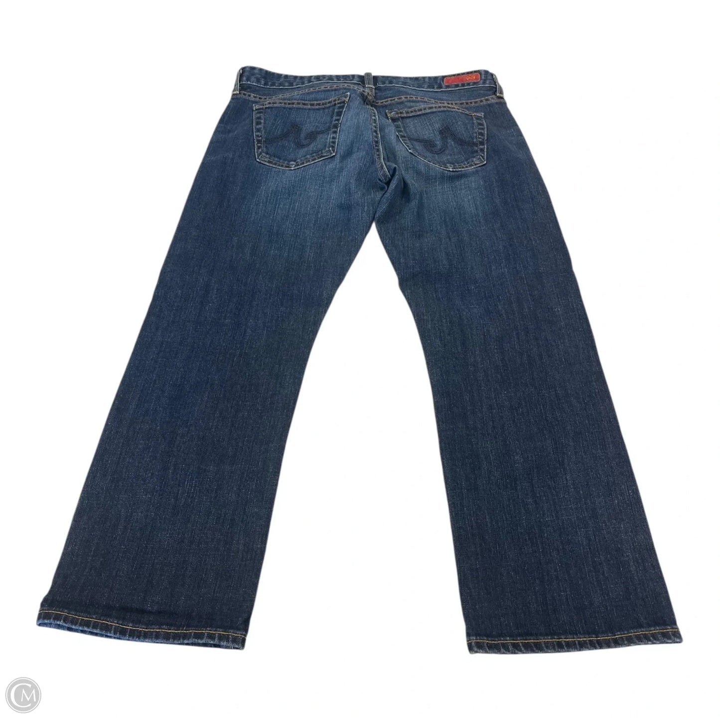 Jeans Cropped By Adriano Goldschmied In Blue Denim, Size: 28
