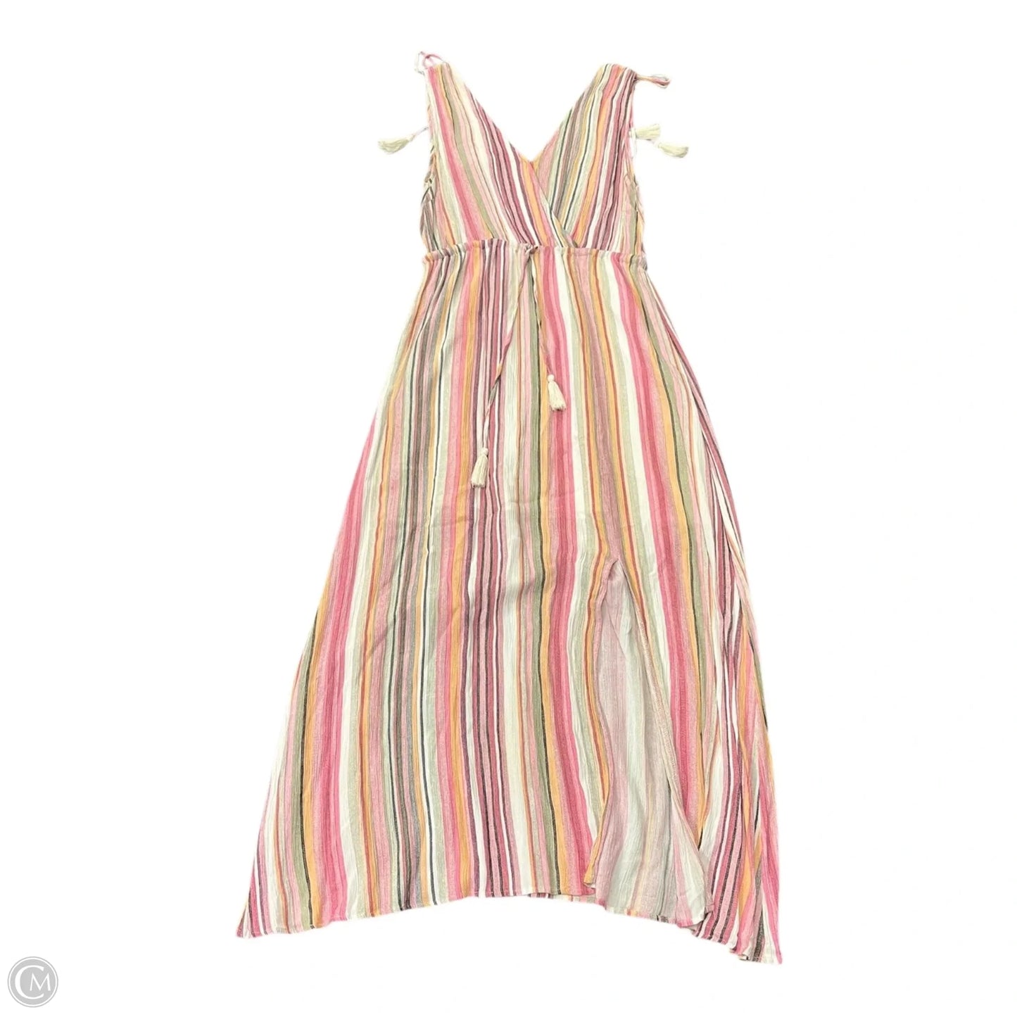 Dress Casual Maxi By Mystree In Striped Pattern, Size: M