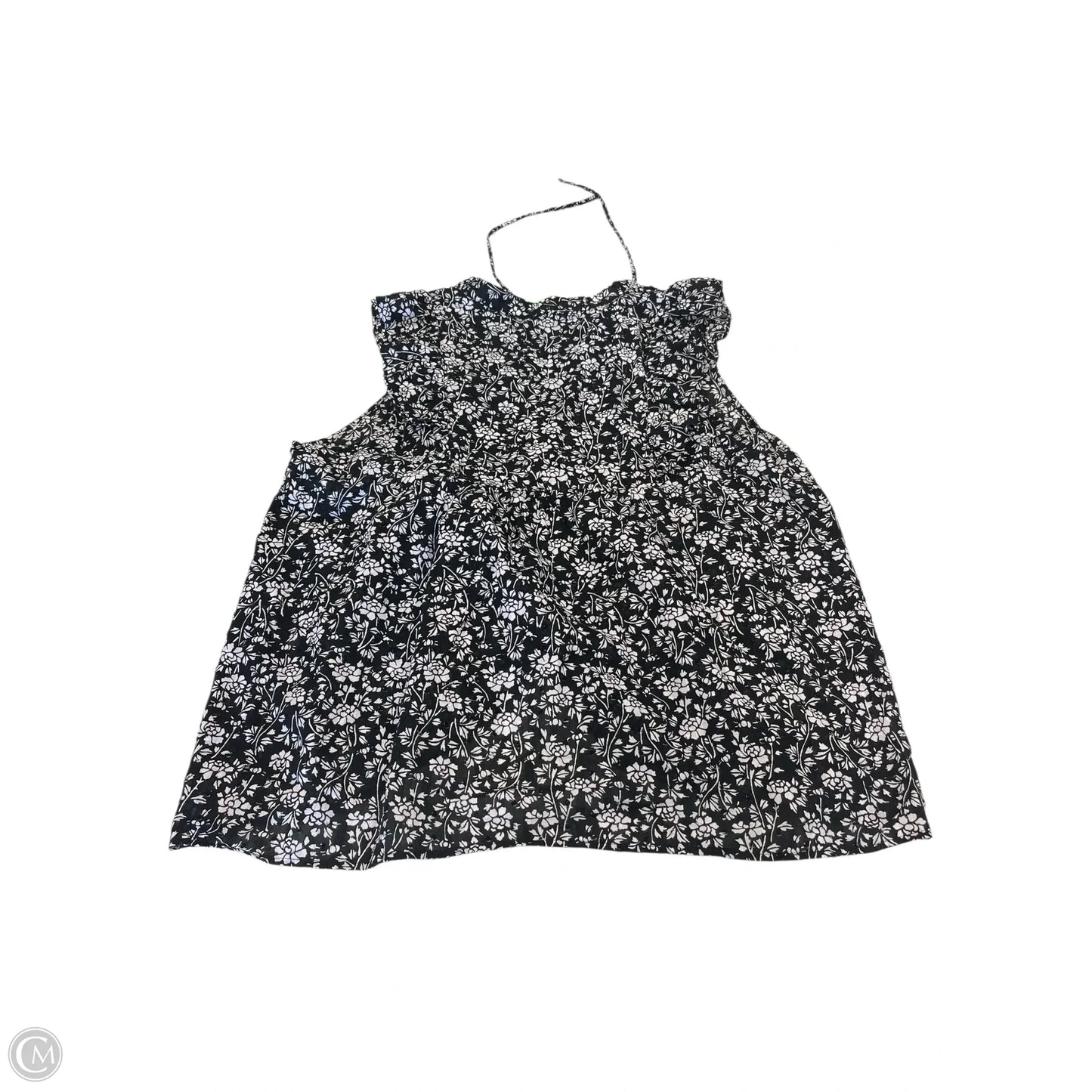 Top Sleeveless By Loft In Floral Print, Size: Xl