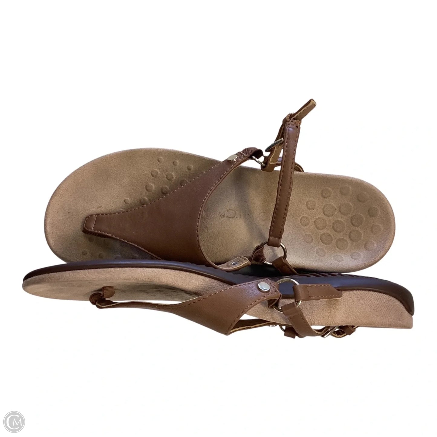 Sandals Flip Flops By Vionic In Beige, Size: 9