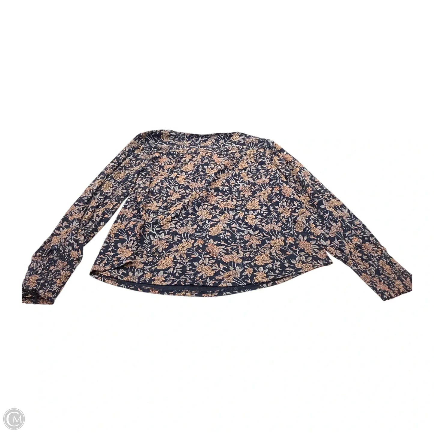 Top Long Sleeve By Lucky Brand In Floral Print, Size: S