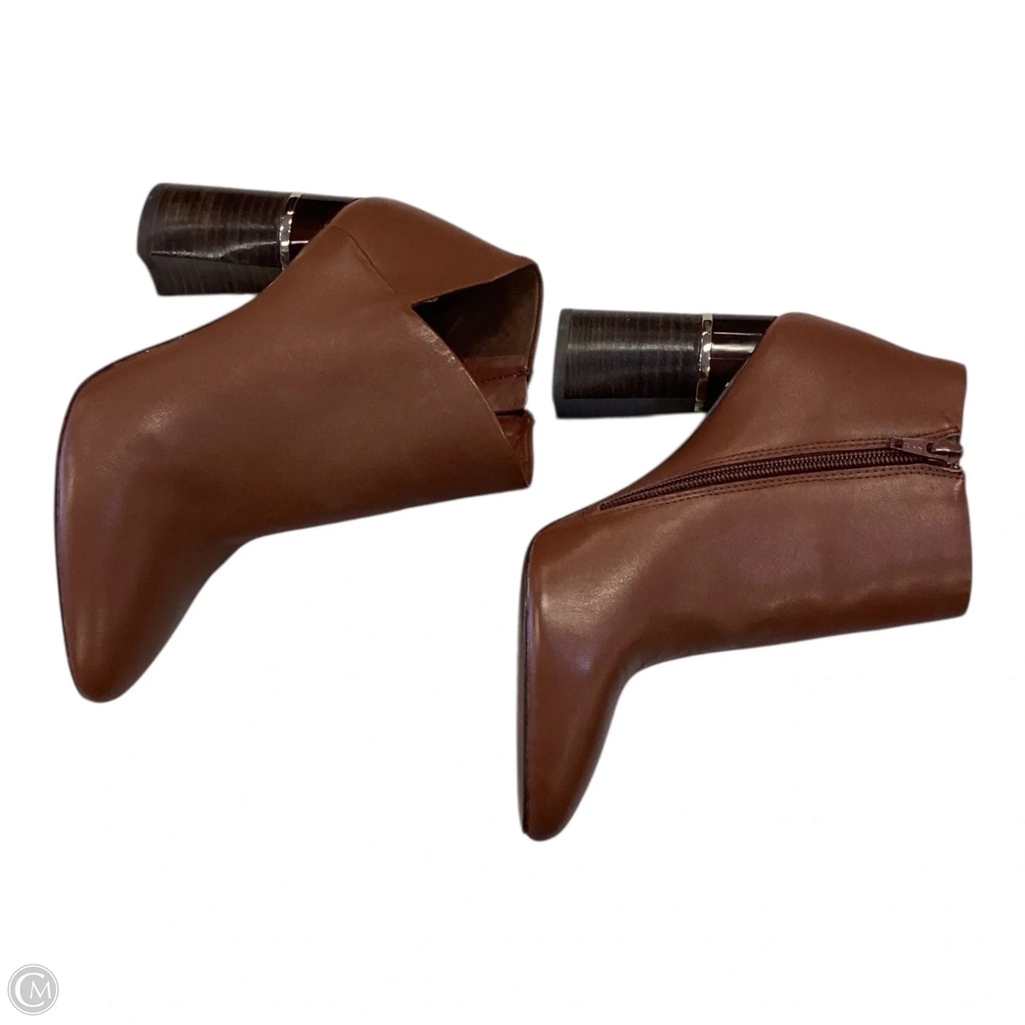 Boots Ankle Heels By Antonio Melani In Brown, Size: 7.5