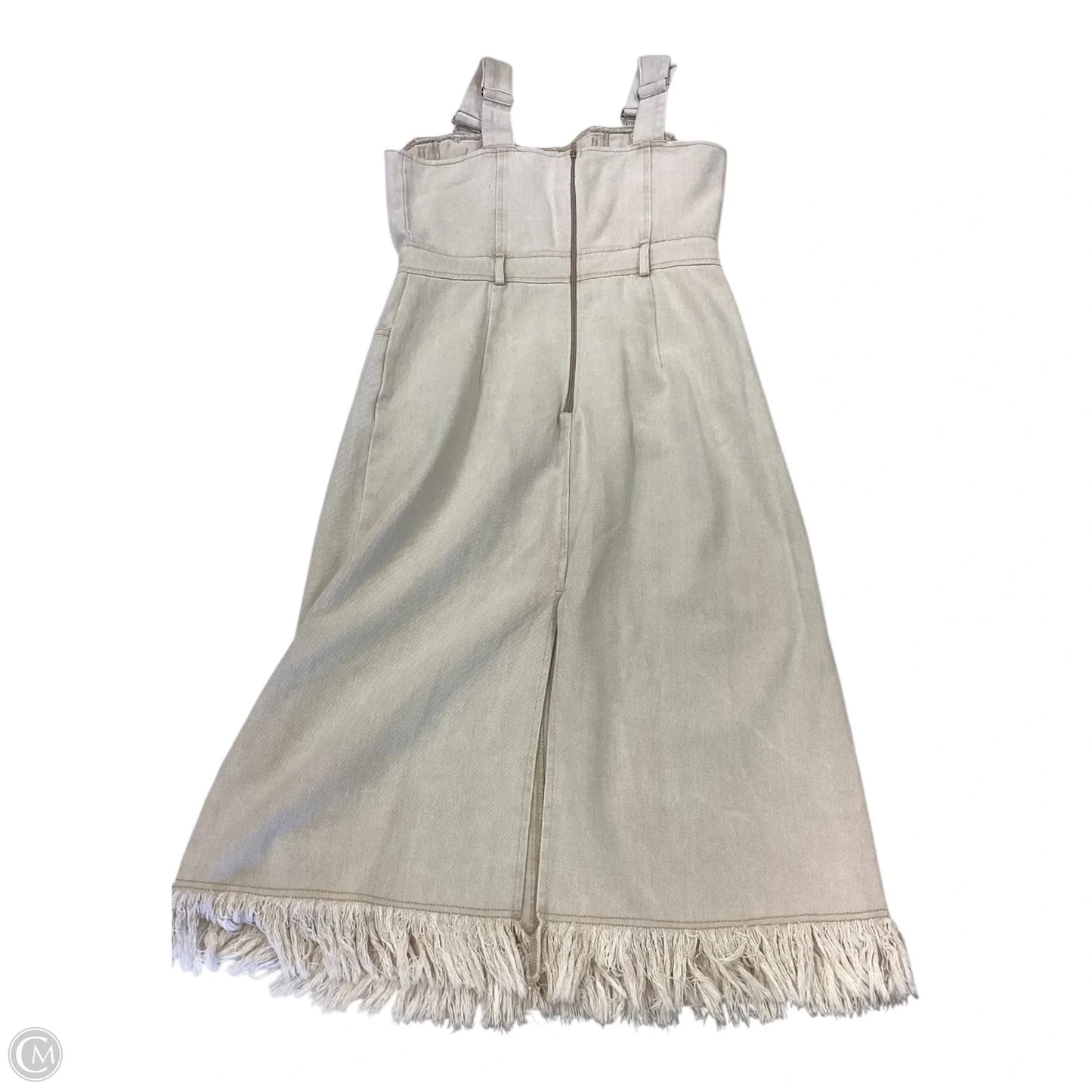 Dress Casual Midi By Cloud Ten In Ivory, Size: L