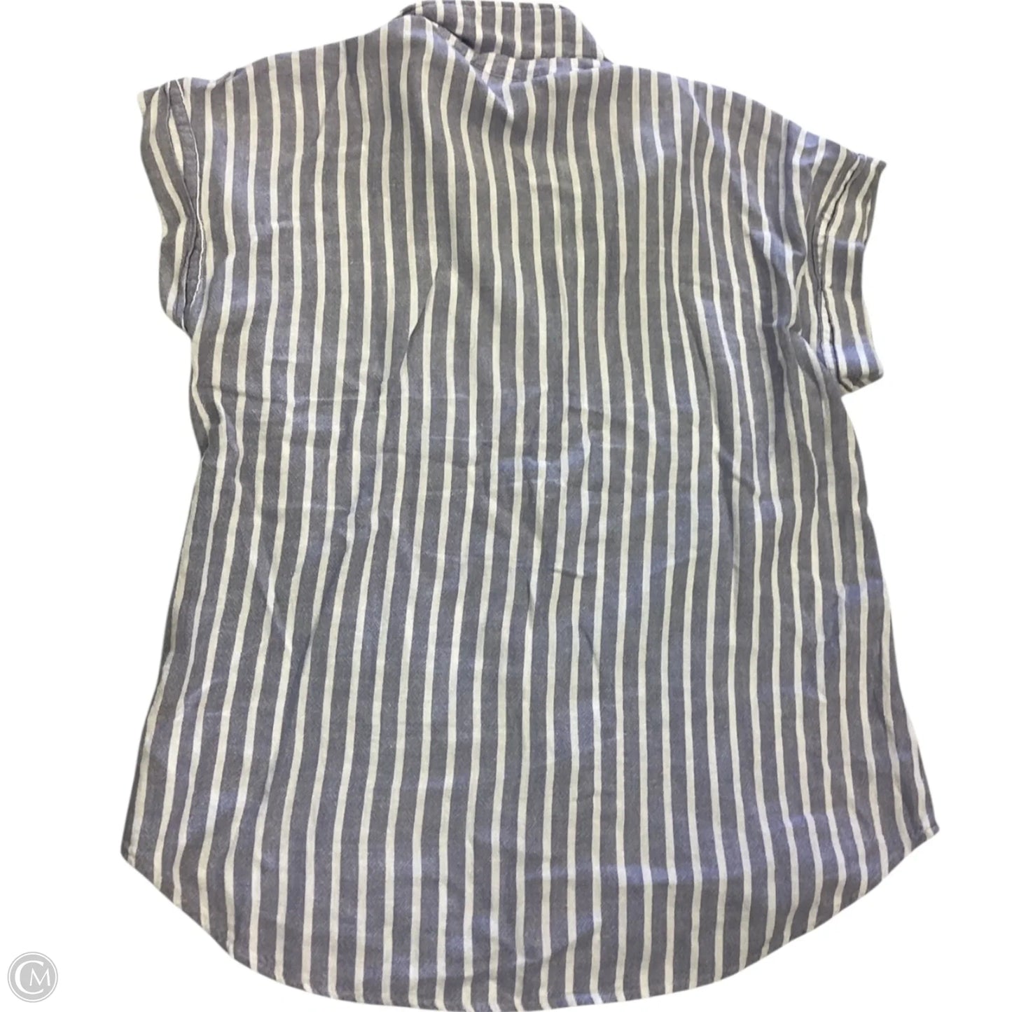 Top Short Sleeve By Be Cool In Striped Pattern, Size: M
