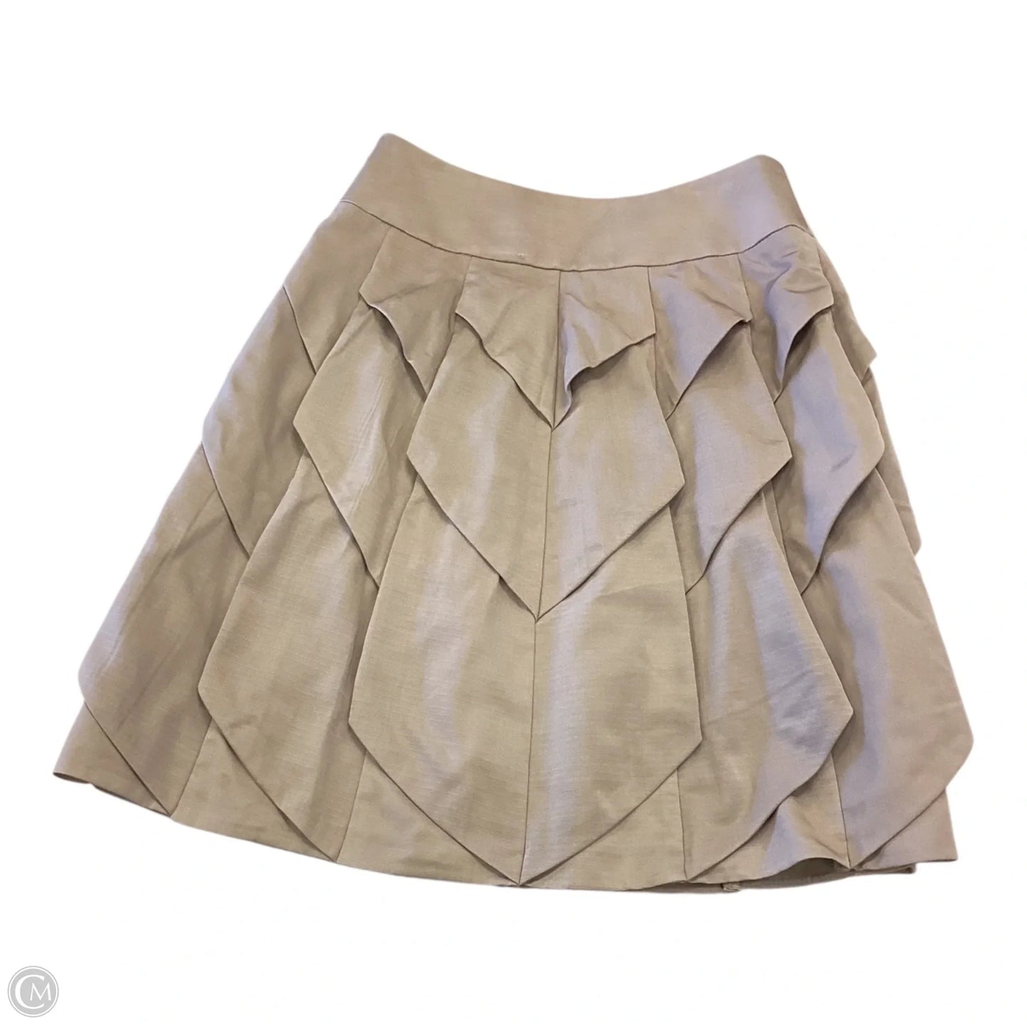 Skirt Midi By Reiss In Taupe, Size: 6