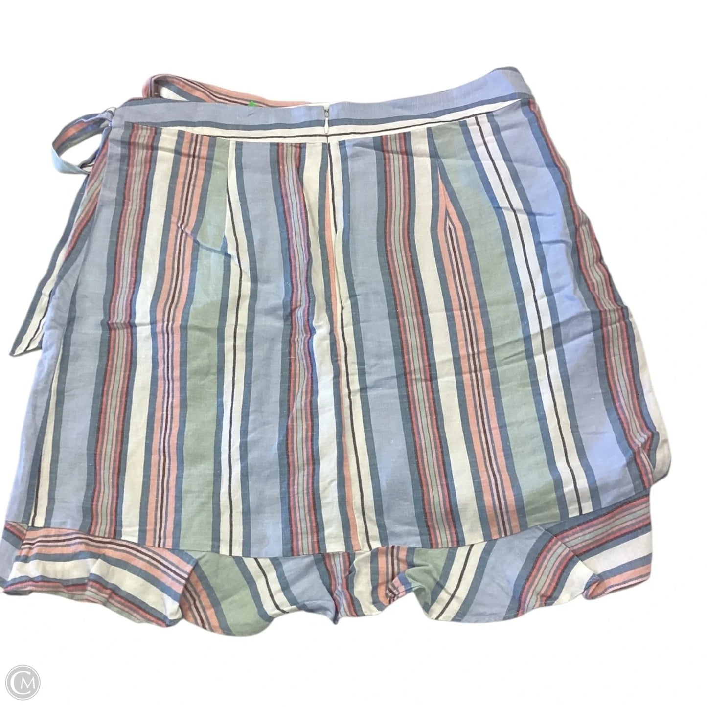 Skirt Midi By Loft In Striped Pattern, Size: 14