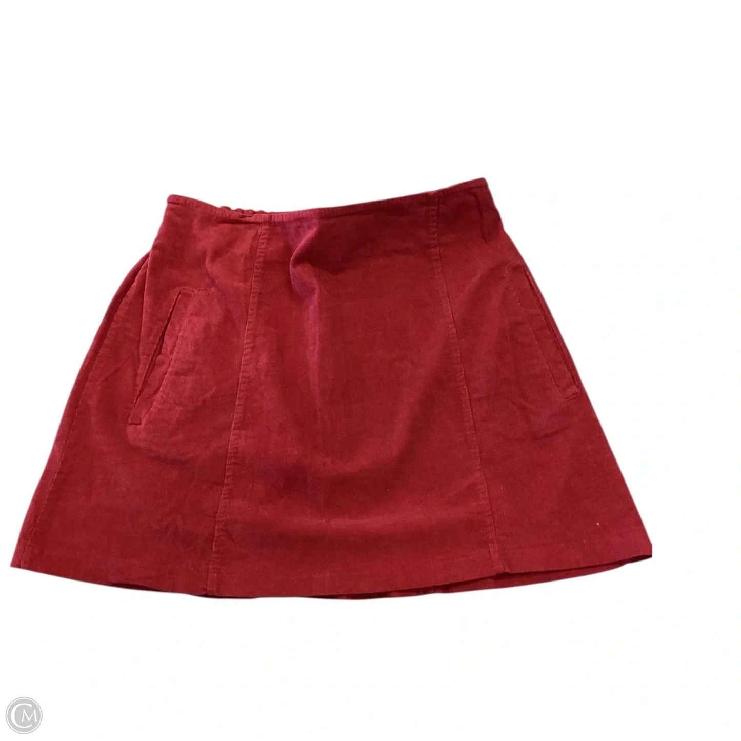 Skirt Mini & Short By Anthropologie In Red, Size: Osfm