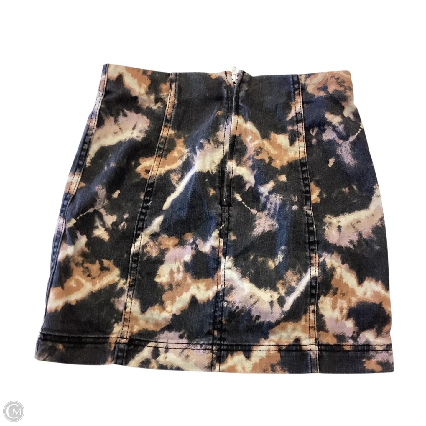 Skirt Mini & Short By Free People In Tie Dye Print, Size: 0