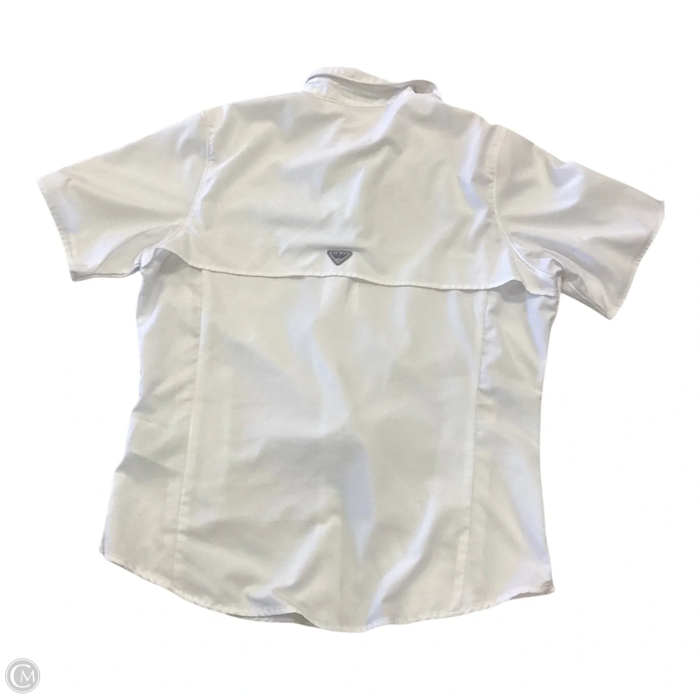 Athletic Top Short Sleeve By Columbia In White, Size: S