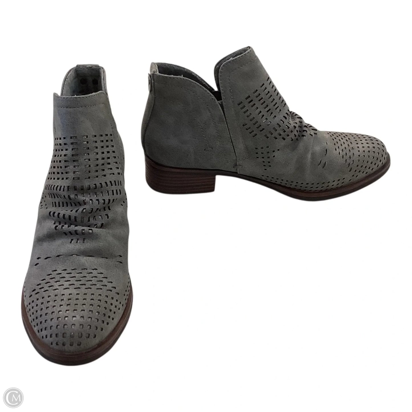 Boots Ankle Heels By Blowfish In Grey, Size: 8