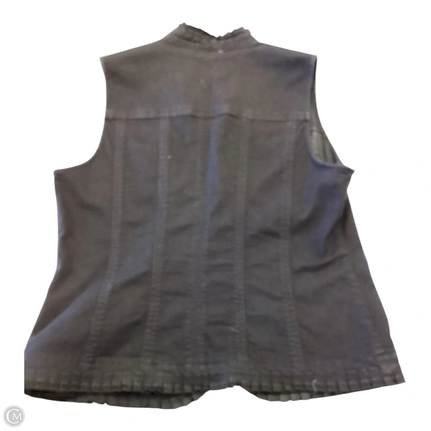 Vest Other By Chicos Private Collection In Blue Denim, Size: M