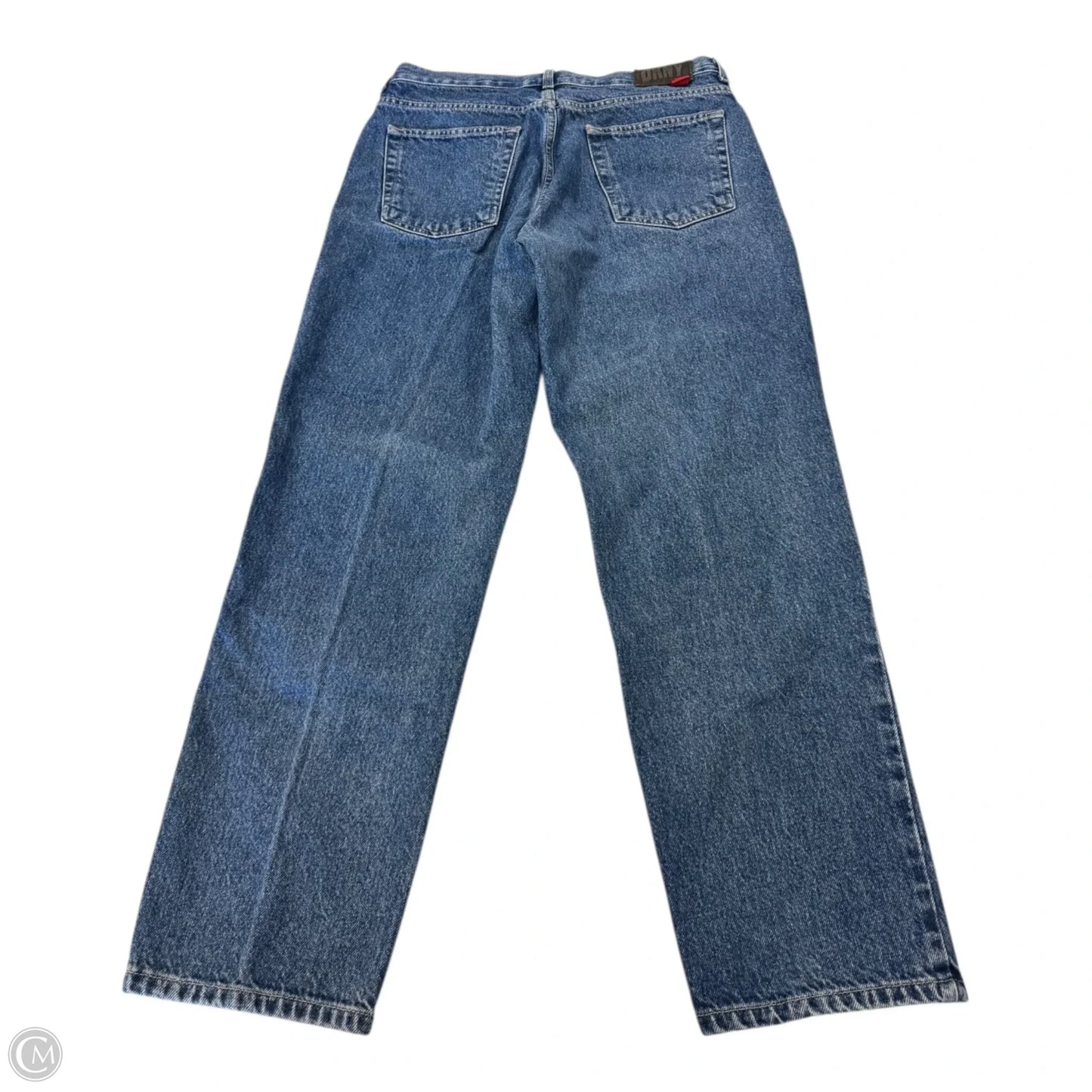 Jeans Straight By Dkny In Blue Denim, Size: 14