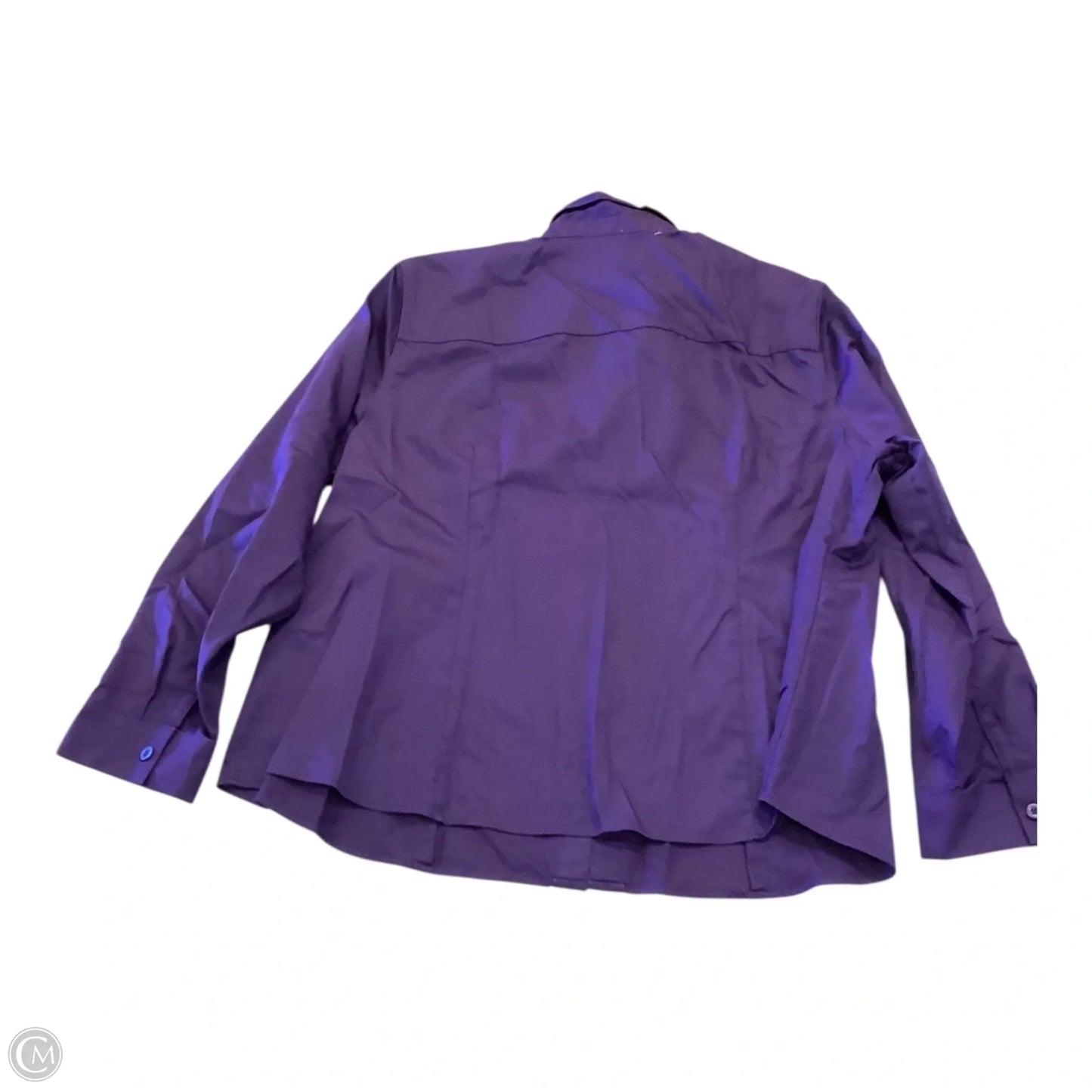 Top Long Sleeve By Chicos In Purple, Size: Xl