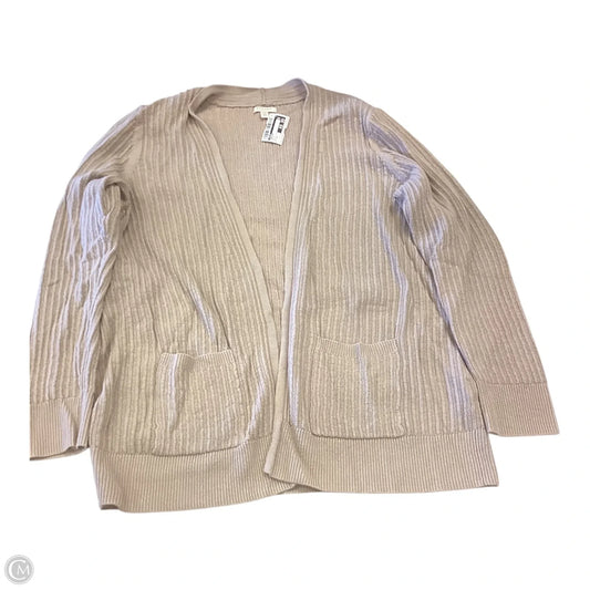 Cardigan By Sonoma In Beige, Size: 1x