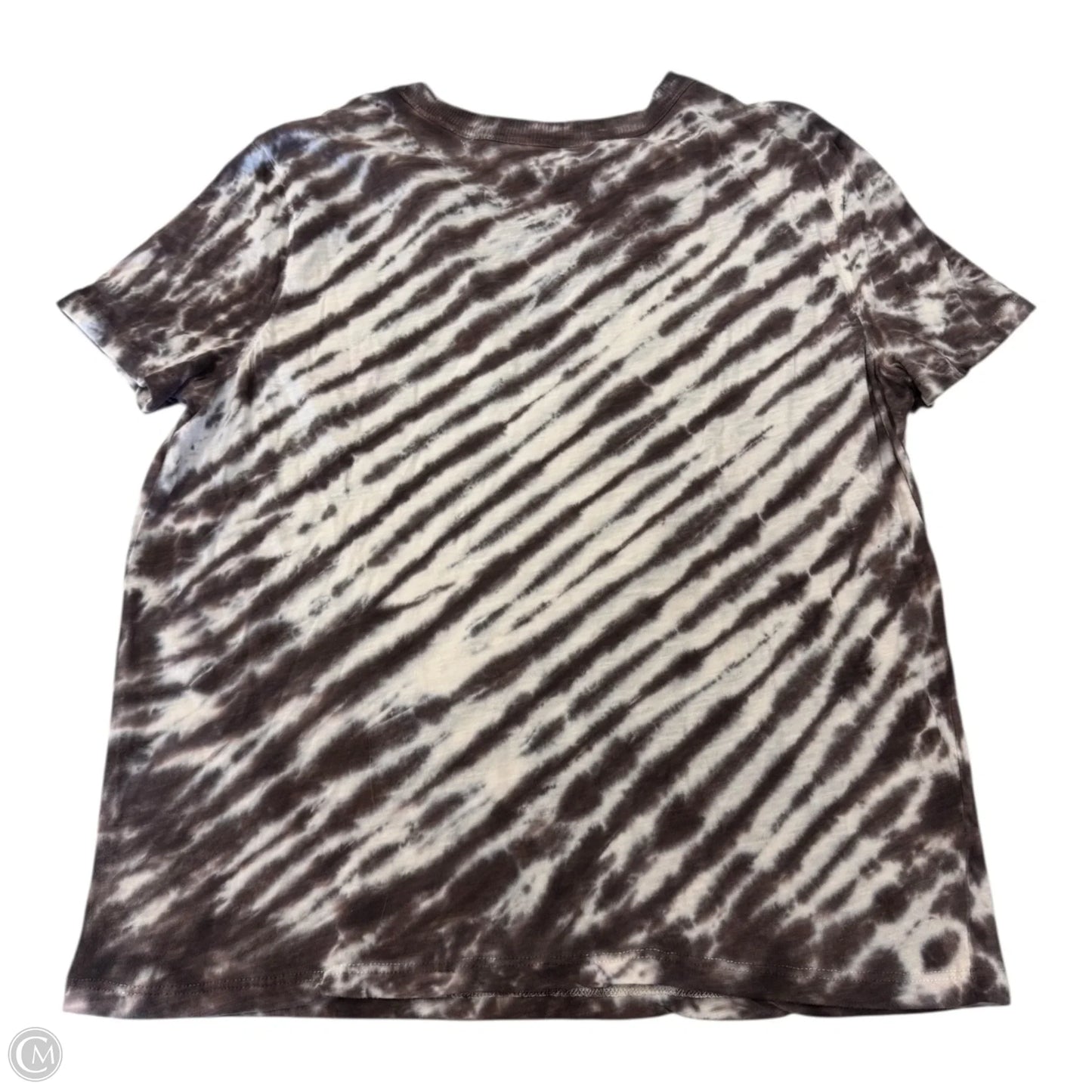 Top Short Sleeve By Loft In Tie Dye Print, Size: M