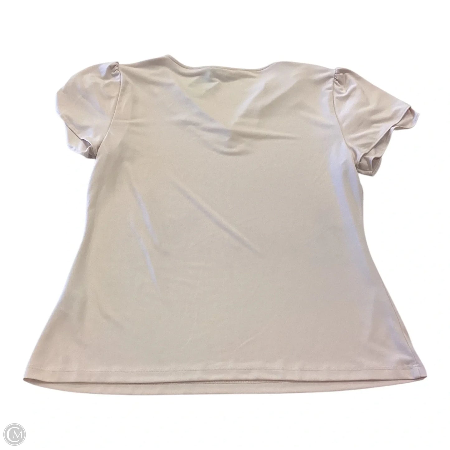 Top Short Sleeve By Calvin Klein In Pink, Size: M