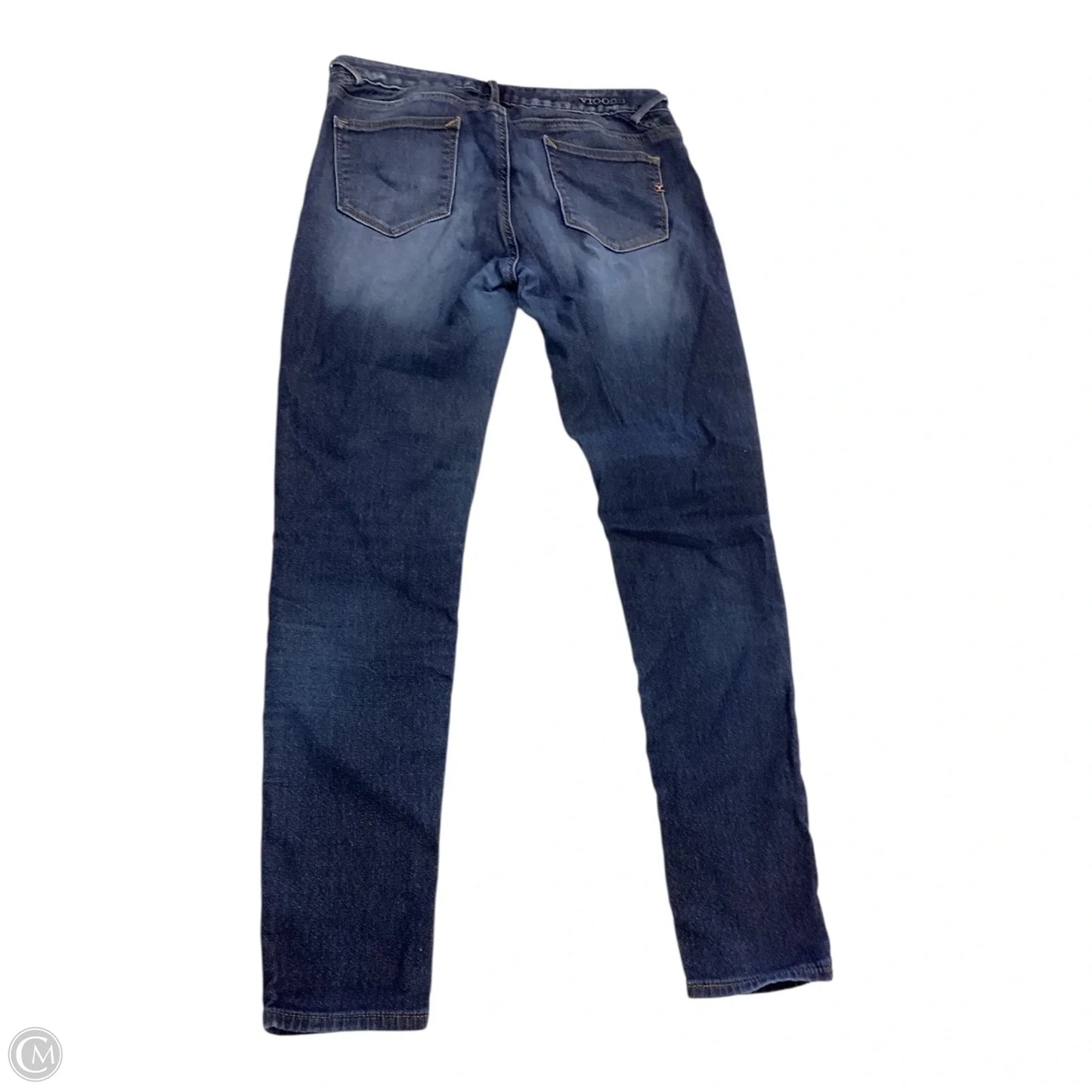 Jeans Skinny By Vigoss In Blue Denim, Size: 8