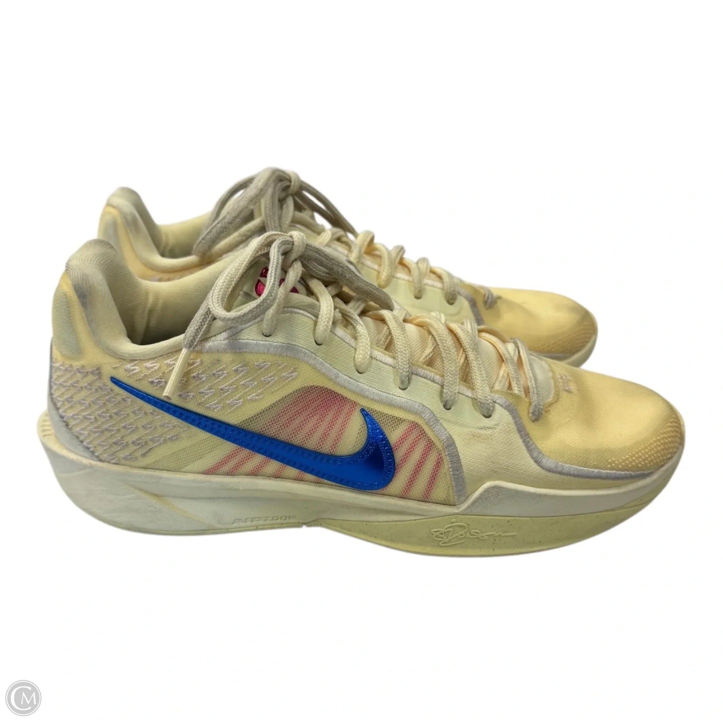 Shoes Athletic By Nike In Yellow, Size: 9