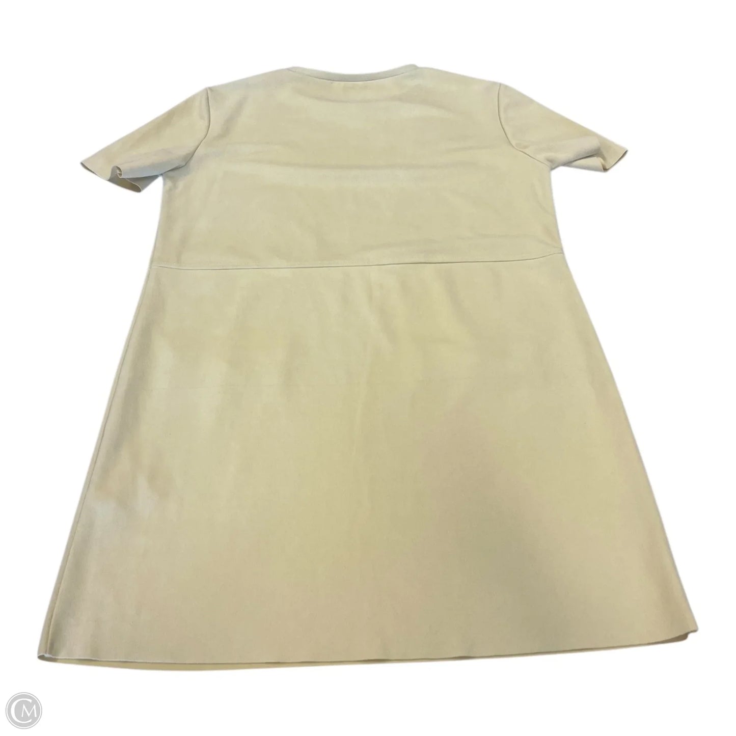 Dress Casual Midi By Zara In Yellow, Size: L