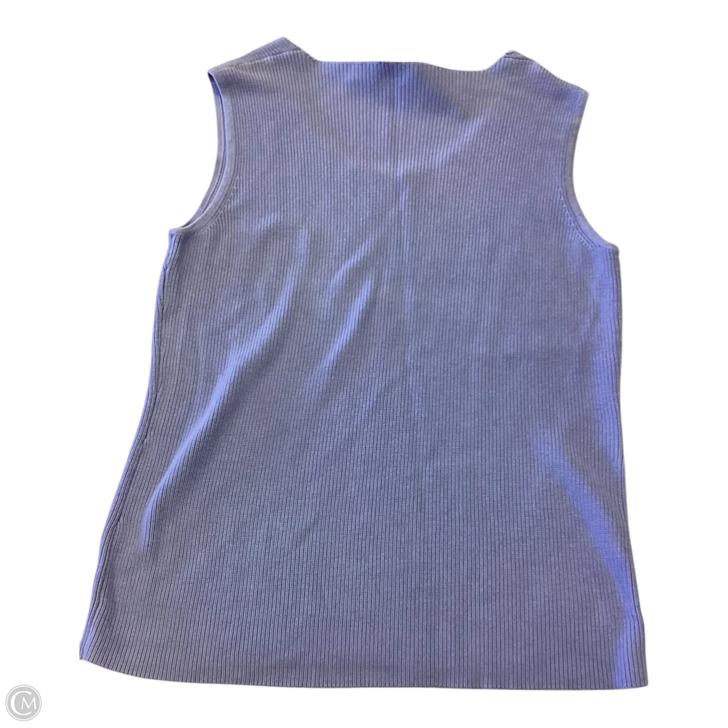 Top Sleeveless By Chicos In Blue, Size: M