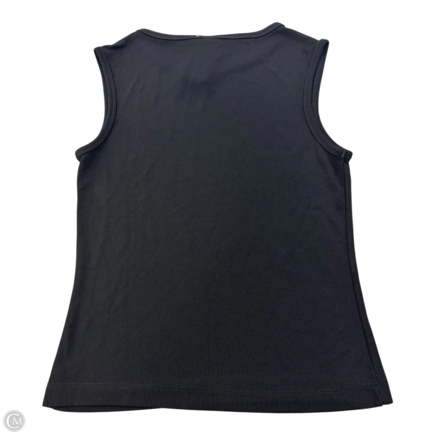 Top Sleeveless Basic By Gap In Black, Size: M