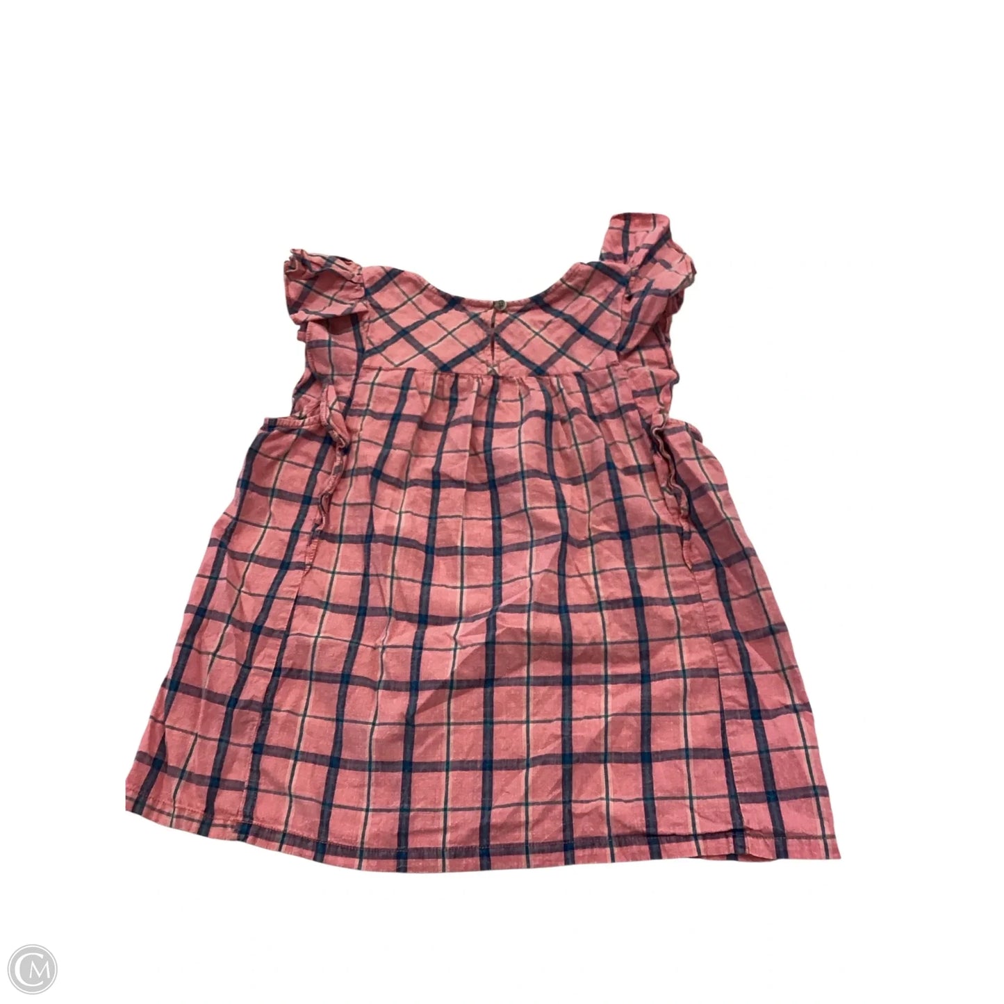 Top Sleeveless By Anthropologie In Plaid Pattern, Size: S