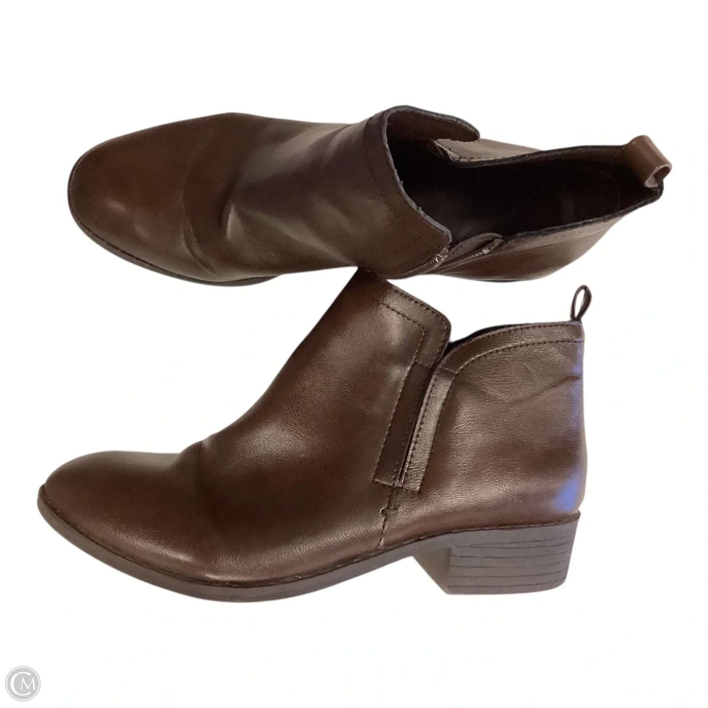Boots Ankle Heels By American Rag In Brown, Size: 8