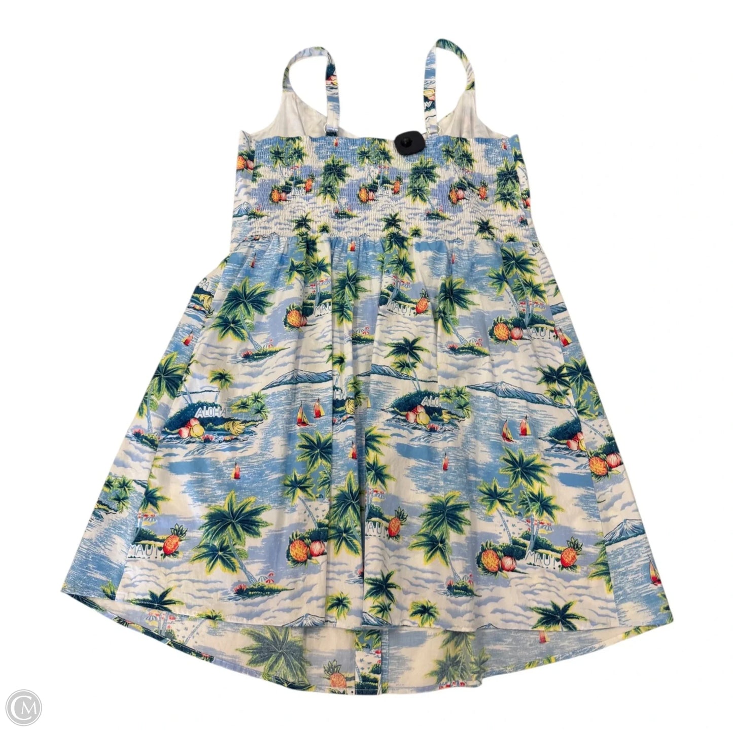 Dress Casual Short By Clothes Mentor In Tropical Print, Size: 22