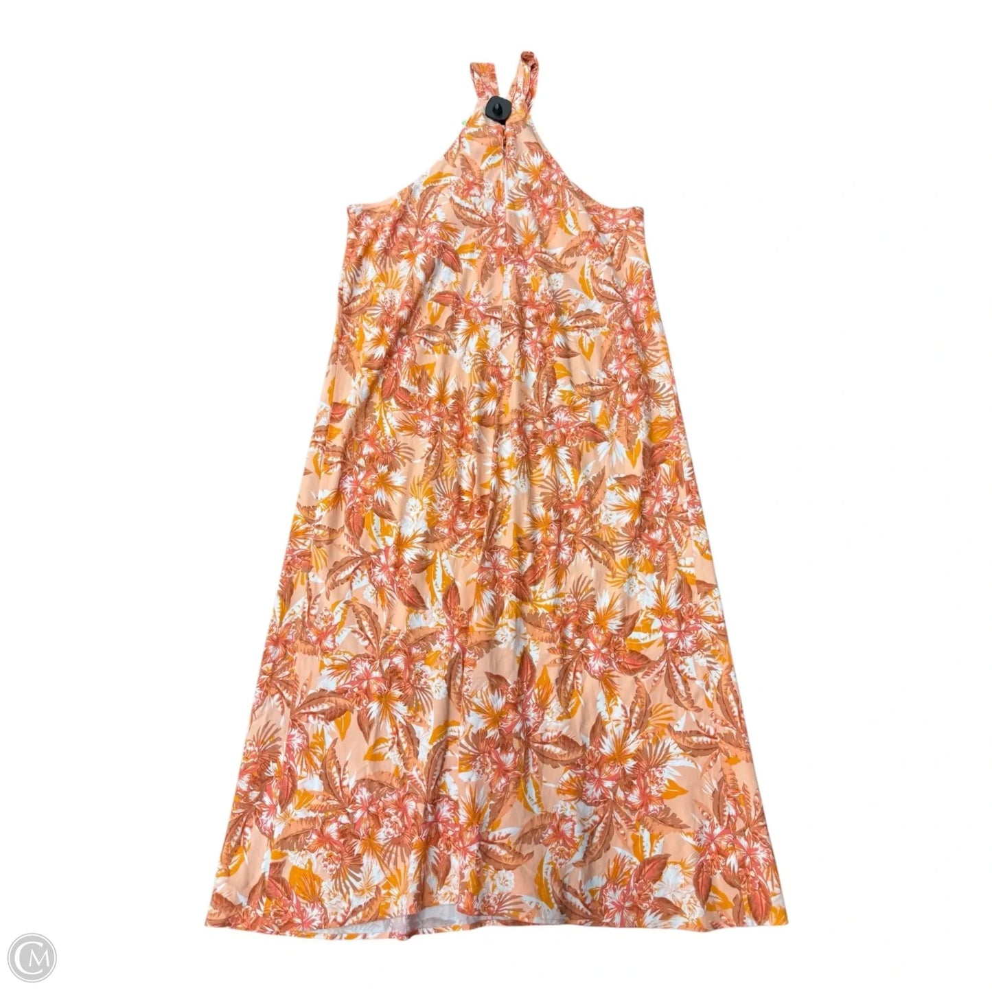 Dress Casual Maxi By Loft In Orange, Size: Xl