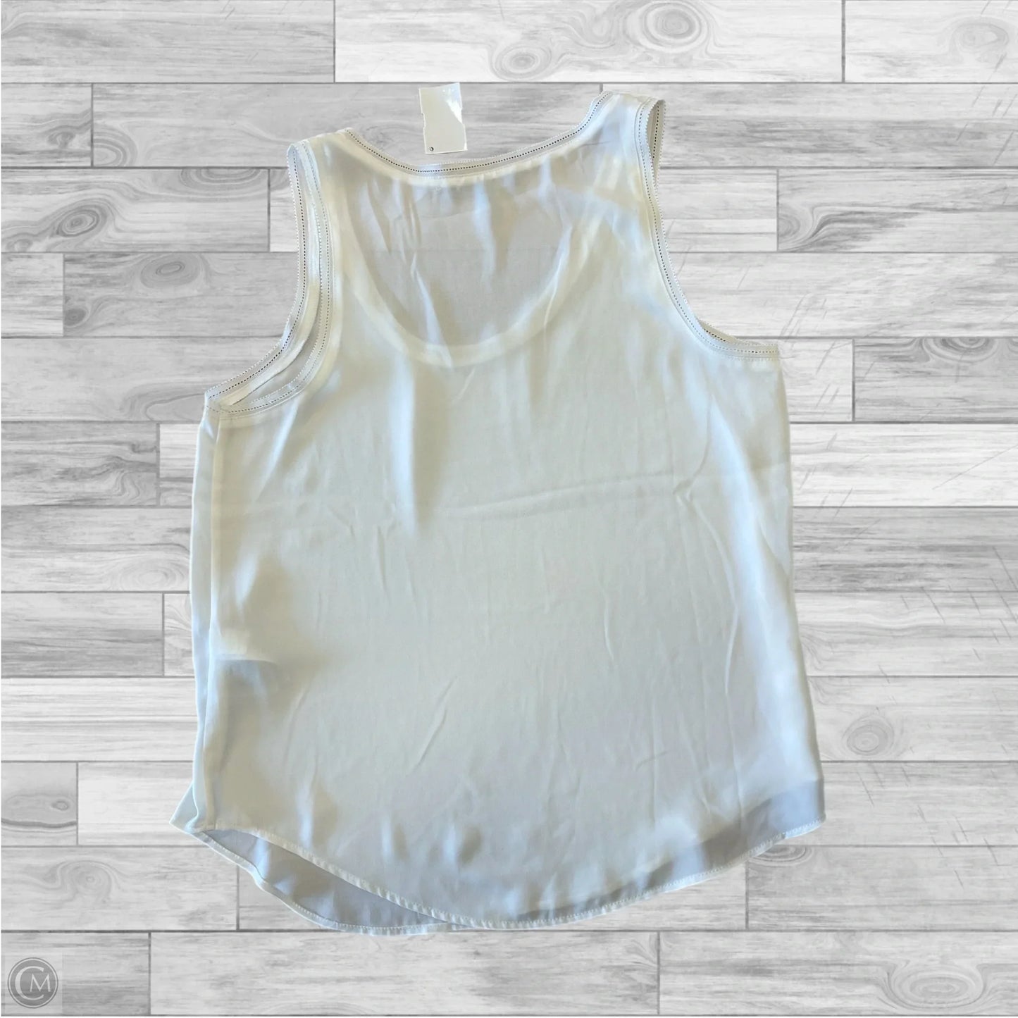 Top Sleeveless By Banana Republic In Cream, Size: S