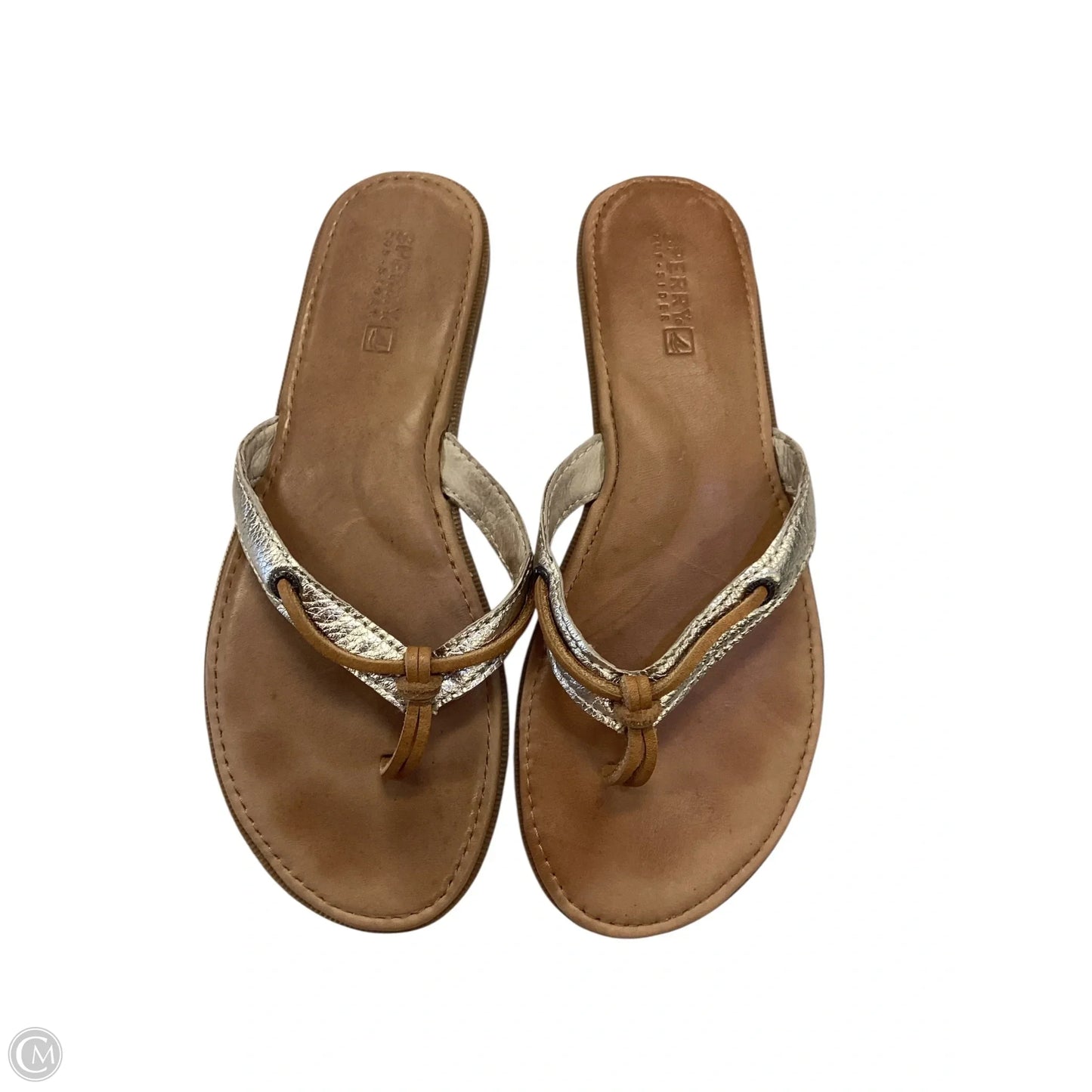 Sandals Flip Flops By Sperry In Gold, Size: 7