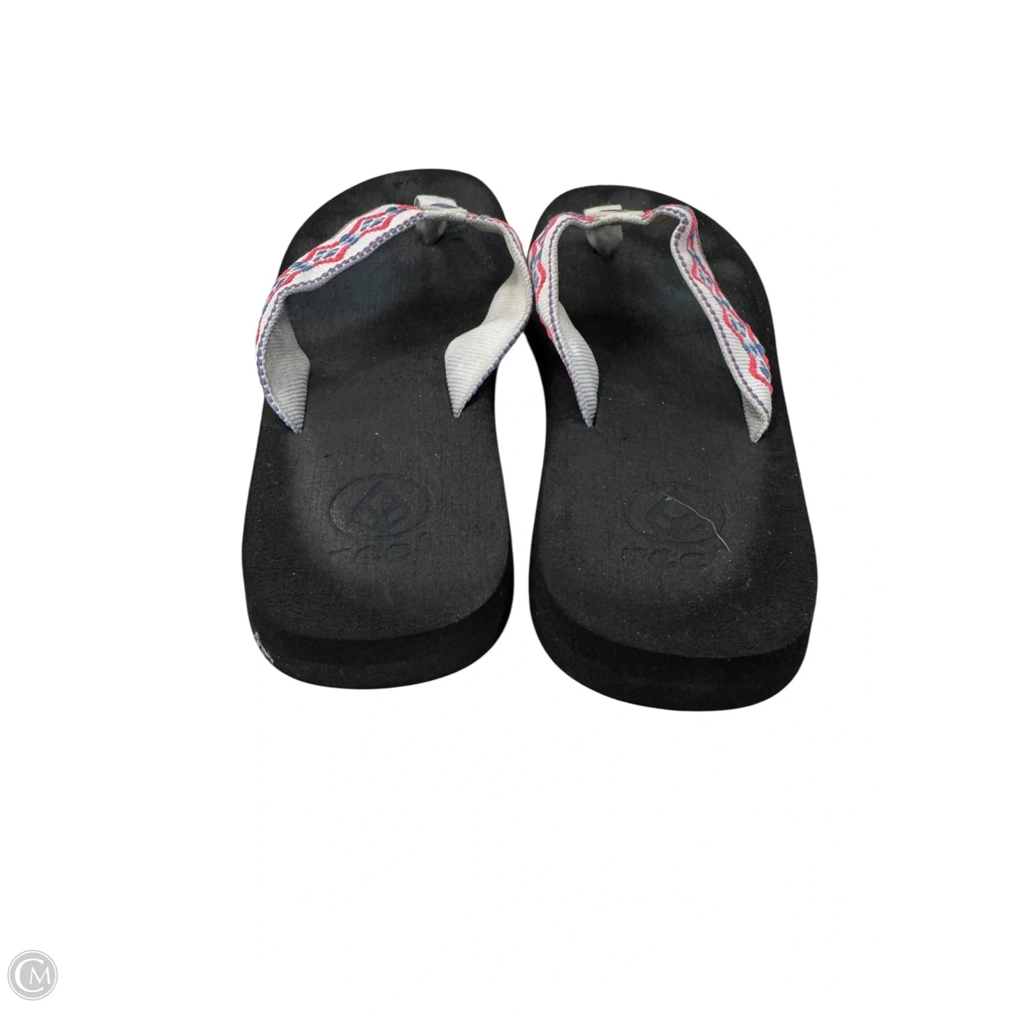 Sandals Flip Flops By Reef In Blue & Pink, Size: 8
