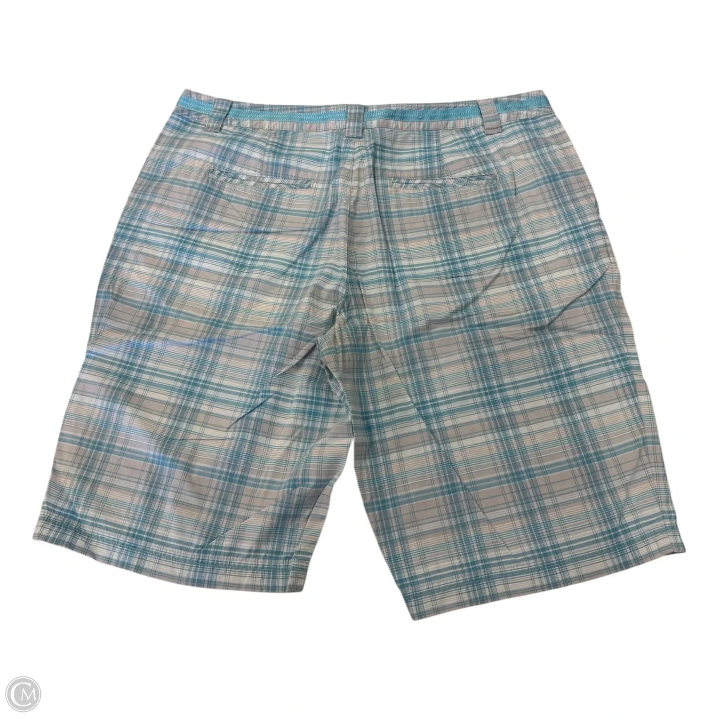 Shorts By Greg Norman In Plaid Pattern, Size: 14