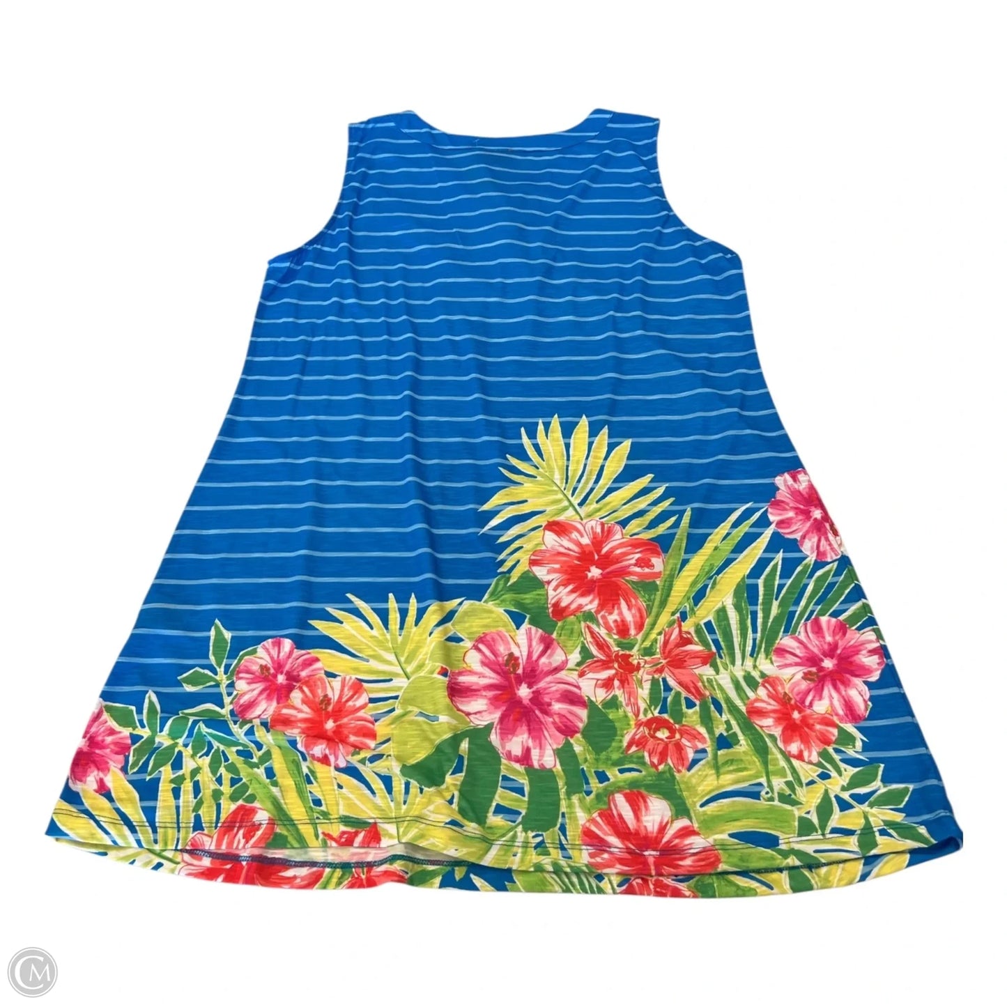 Dress Casual Short By Hearts Of Palm In Floral Print, Size: L