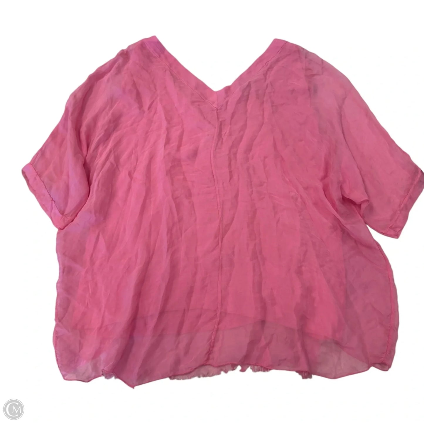 Top Short Sleeve By Clothes Mentor In Pink, Size: Osfm